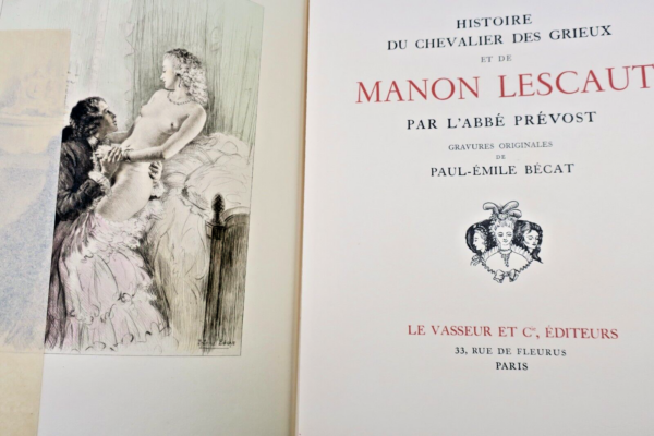 BECAT ‎HISTOIRE DU CHEVALIER DES GRIEUX ET DE MANON LESCAUT