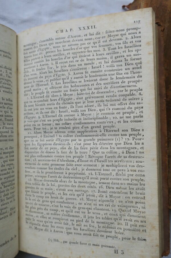 BIBLE La Sainte Bible ou le vieux et le nouveau testament 1805 Genève – Image 5