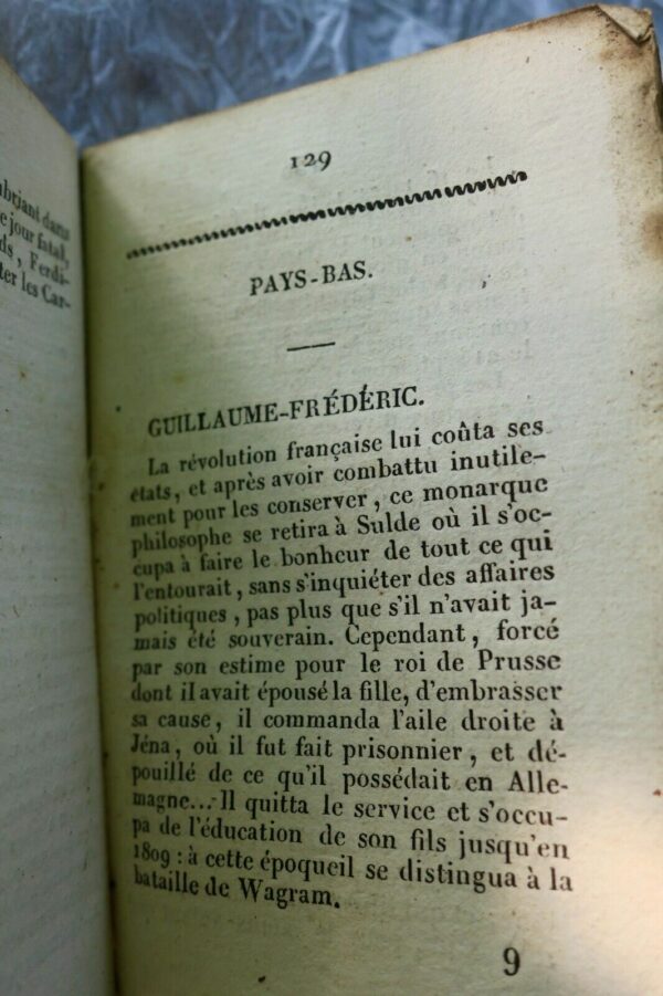 Biographie pittoresque des quarante de l'Académie Française 1826 70 x 105 mm. – Image 3