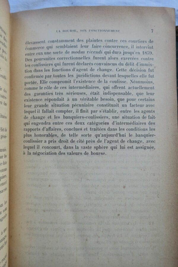 Bourse La bourse et ses opérations légales 1907 – Image 6