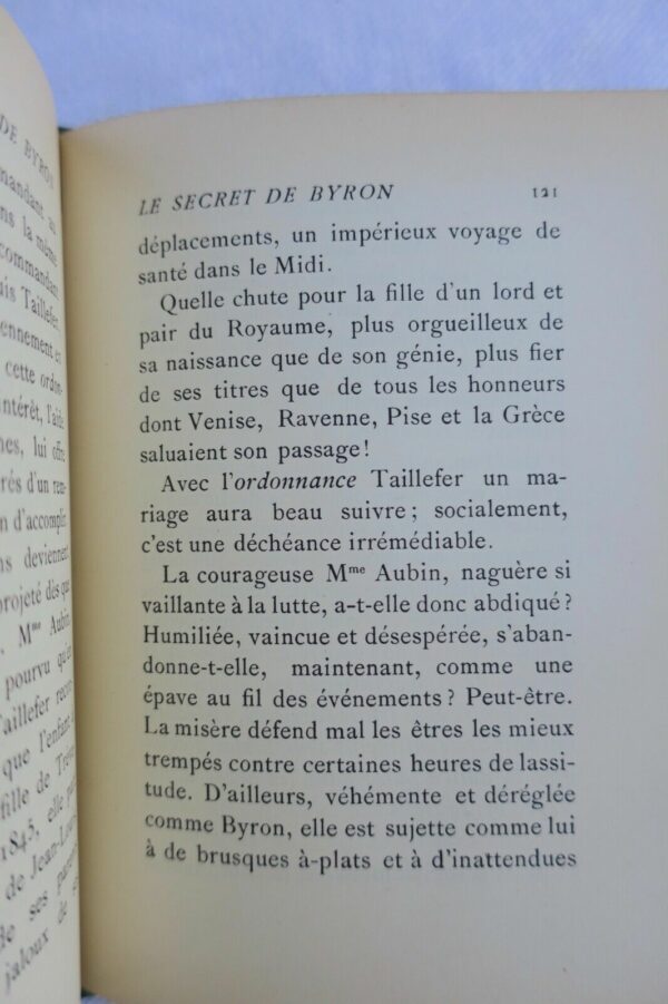 Byron VIVIE de REGIE secret de Byron 1927 – Image 3