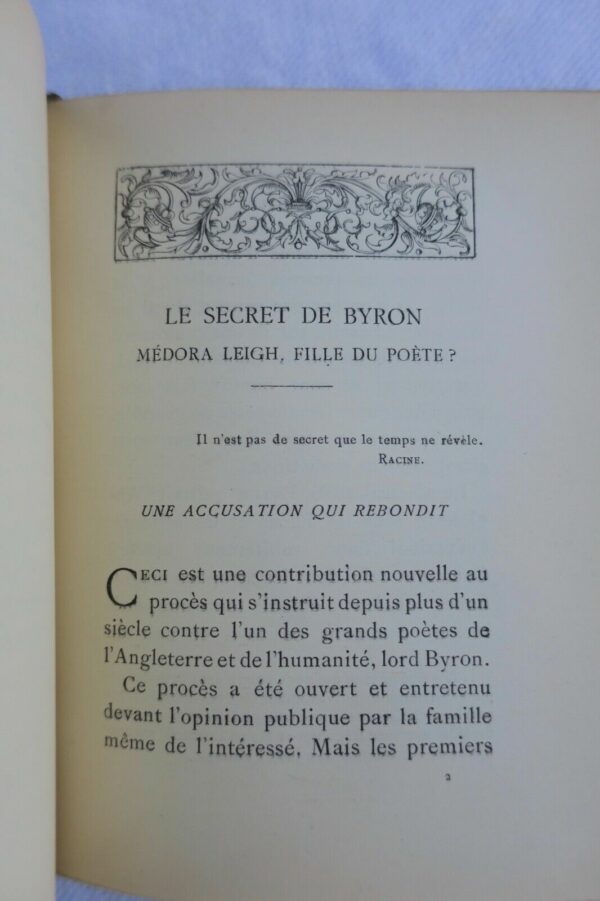 Byron VIVIE de REGIE secret de Byron 1927 – Image 7