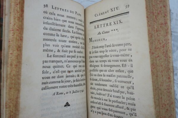 CARACCIOLI Lettres interessantes du Pape Clement XIV 1776 – Image 5