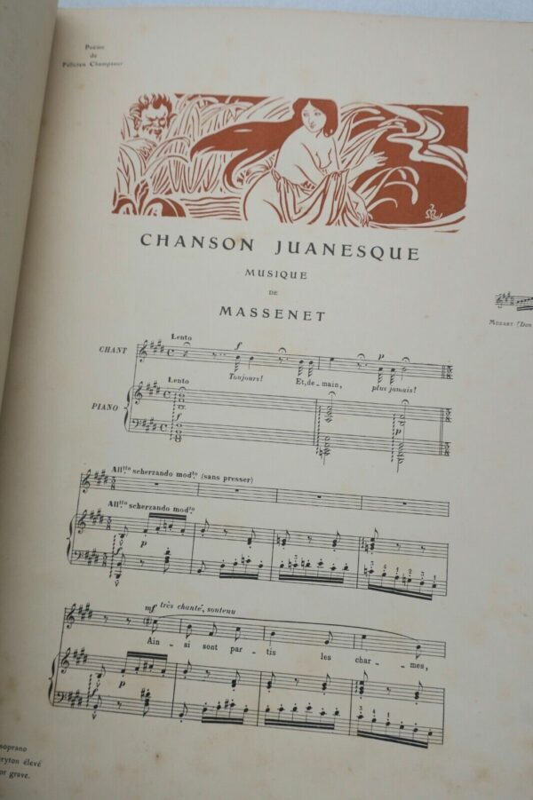 CHAMPSAUR (Félicien) - MASSENET. Saisons d'Amour et Prélude Musical poème... – Image 10