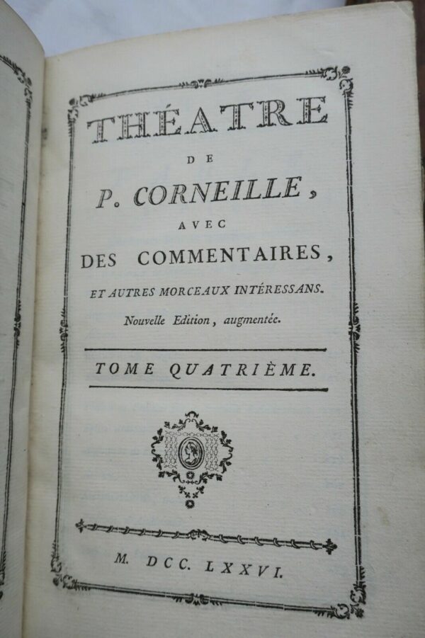 CORNEILLE  THÈATRE DE P. CORNEILLE 1776 – Image 8