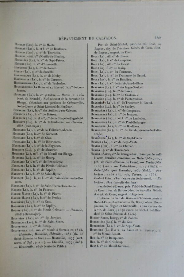 Calvados Dictionnaire topographique du département du Calvados,1883 – Image 5