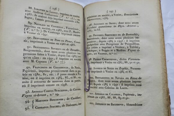 Dictionnaire bibliographique choisi du quinzième siècle 1805 – Image 7