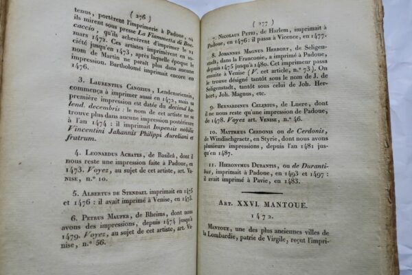 Dictionnaire bibliographique choisi du quinzième siècle 1805 – Image 8