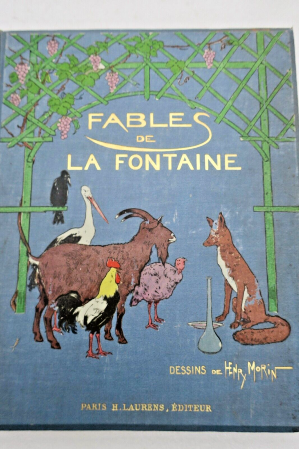 FABLES DE LA FONTAINE. Cent fables choisies. Illustrat-Morin