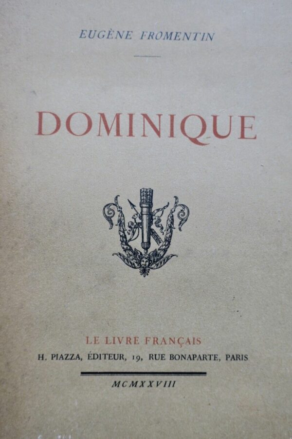 FROMENTIN   Dominique 1928