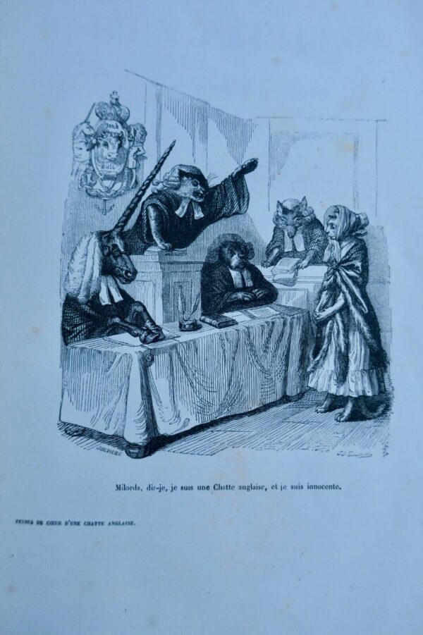 GRANDVILLE Scènes de la vie publique et privée des animaux 1852 – Image 12