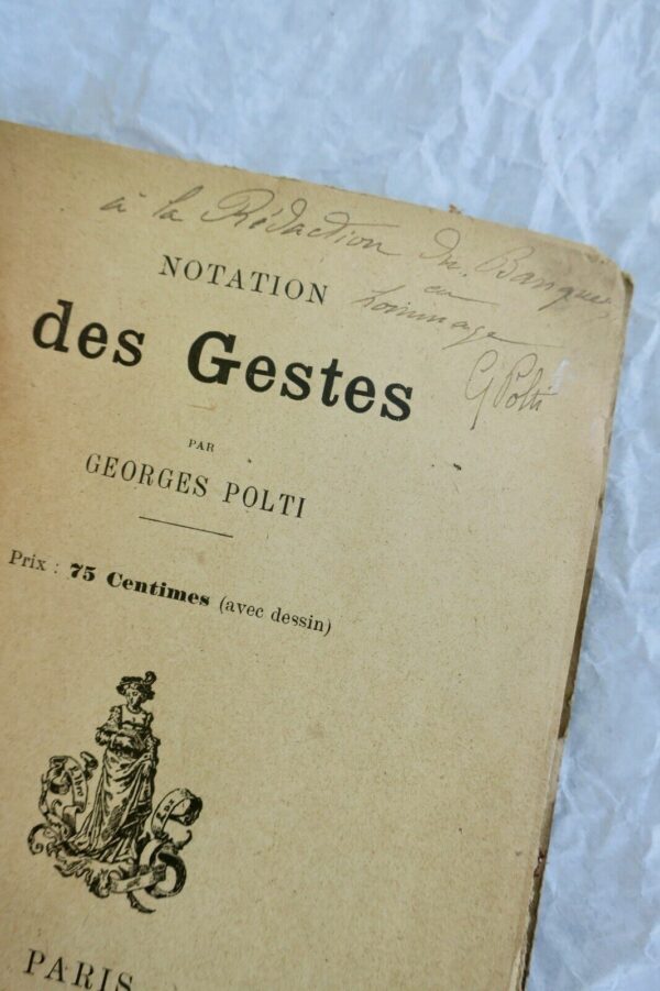 Georges Polti  Notations des gestes – Image 3