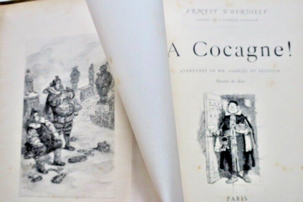 HERVILLY Ernest d'. A COCAGNE ! AVENTURES DE GABRIEL ET FRICOTIN – Image 9