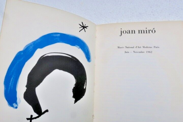 MIRO (Joan). Musée National d'Art Moderne, Paris 1962 – Image 12