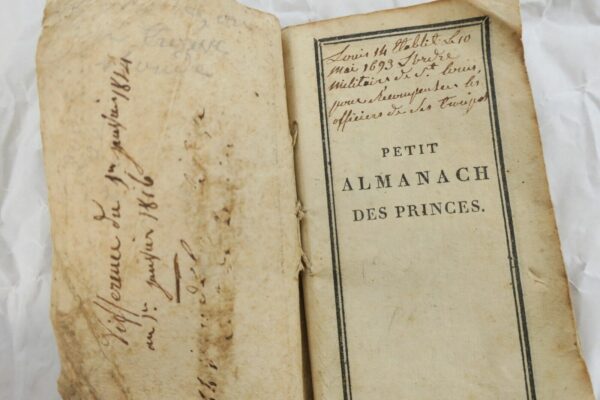 Mini Petit almanach des princes 1816 – Image 3