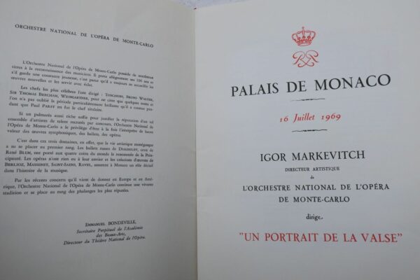 Monaco Dialogues des carmélites  1970 opéra en 3 actes