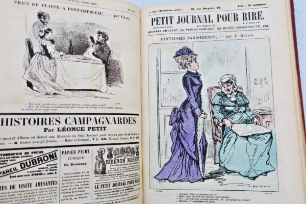 PETIT JOURNAL POUR RIRE aux Bureau du Journal Amusant du papier comique, du... – Image 16