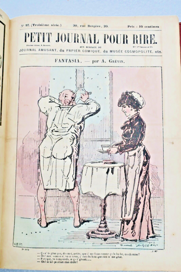 PETIT JOURNAL POUR RIRE aux Bureau du Journal Amusant du papier comique, du... – Image 8