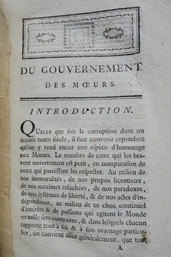 POLIER DE SAINT-GERMAIN  Du Gouvernement, des Moeurs. 1784 – Image 7