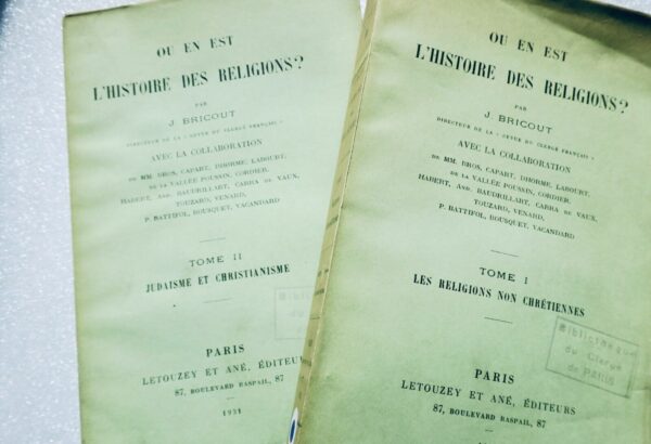 Religion OU EN EST L'HISTOIRE DES RELIGIONS ?