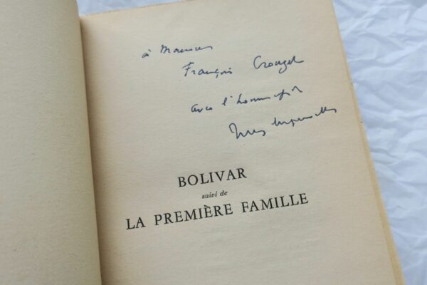 SUPERVIELLE Bolivar. Trois actes, suivi de La première famille + envoi – Image 6