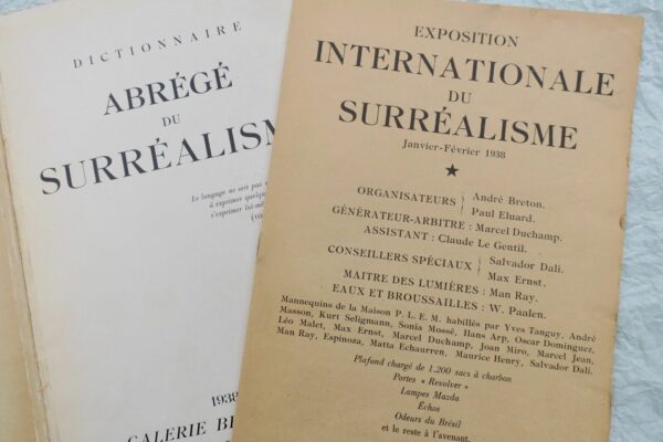 Surréalisme  Dictionnaire abrégé du surréalisme 1938 – Image 15