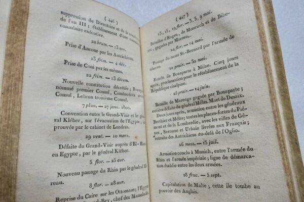 Tables Chronologiques de l'Histoire Ancienne et Moderne Prytanée 1803 – Image 7