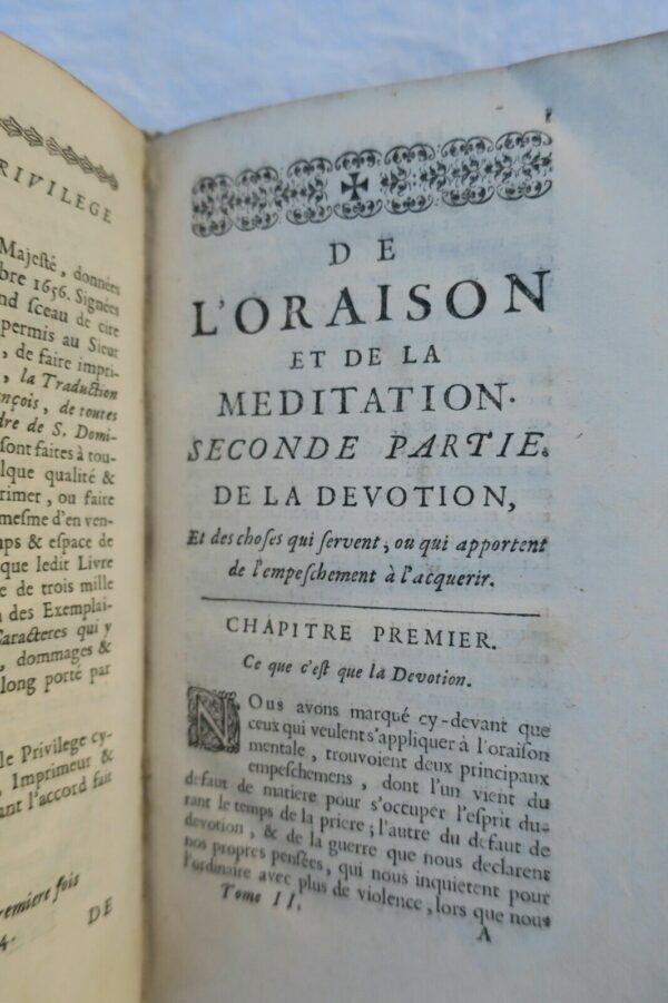 Traite de l'oraison et de la méditation contenant les considérations ..1675 – Image 8