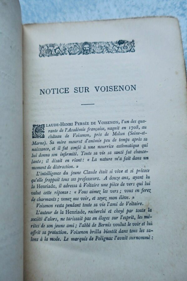 VOISENON CONTES LÈGERS. SUIVIS DES ANECDOTES LITTÈRAIRES – Image 7