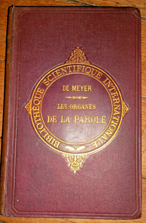 Voix organes de la parole  1885