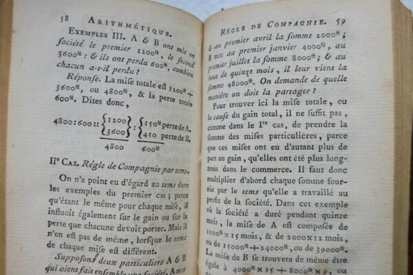 bibliothèque universelle des dames arithmétique 1789 – Image 4