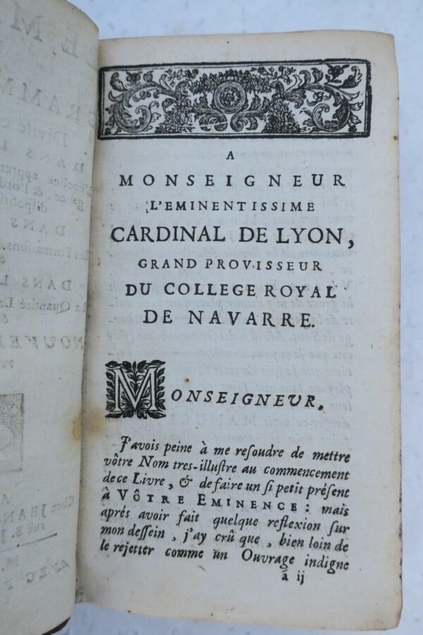 manuel des grammairiens divisé en trois parties 1717 – Image 5