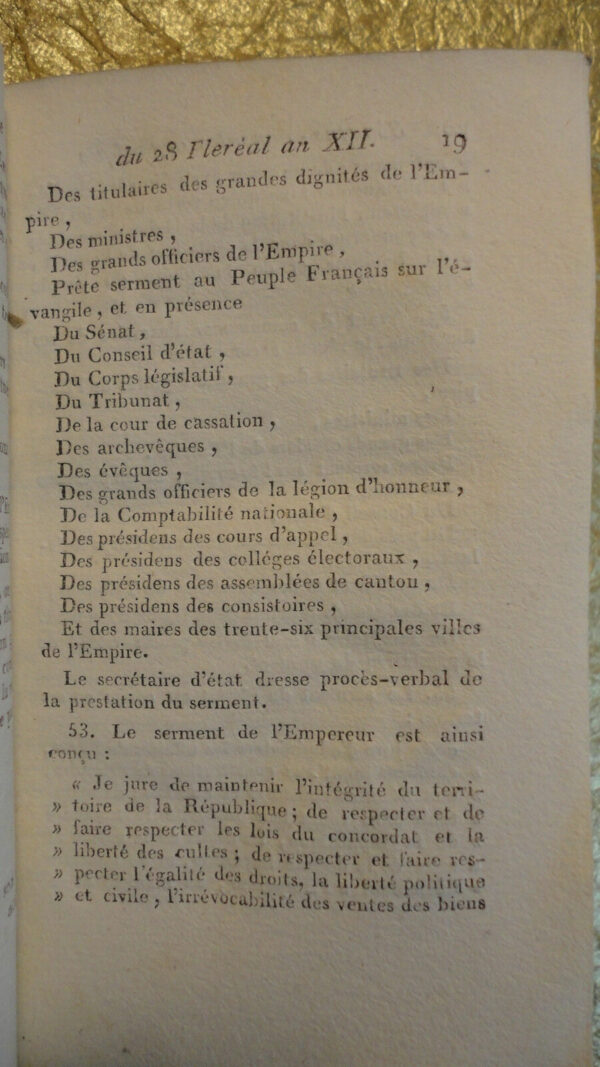 manuel impérial ou répertoire historique  1804 – Image 5