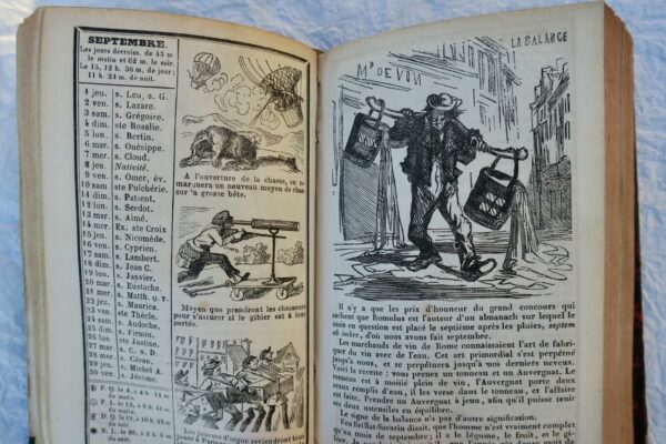 Almanach Comique Pittoresque Drolatique Critique et Charivarique 1858,1859, 1860 – Image 6