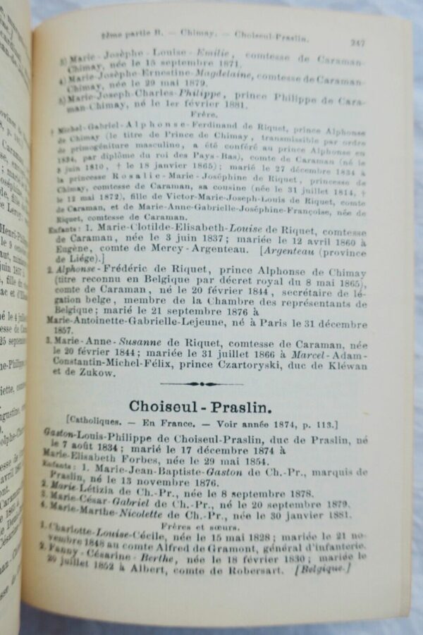 Almanach de Gotha 1882 Annuaire généalogique, diplomatique et statistique... – Image 6