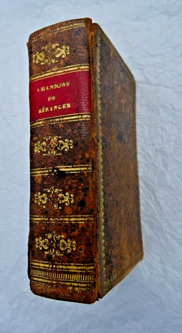 BERANGER Chansons, par J. P. de Beranger, édition de 1823