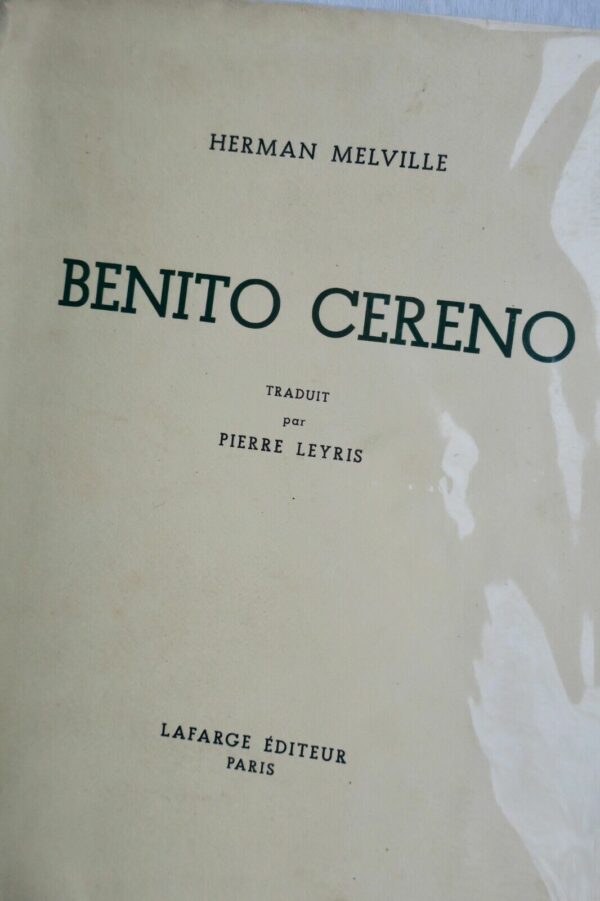 Benito Cereno Melville bois de Patrick de Manceau – Image 5