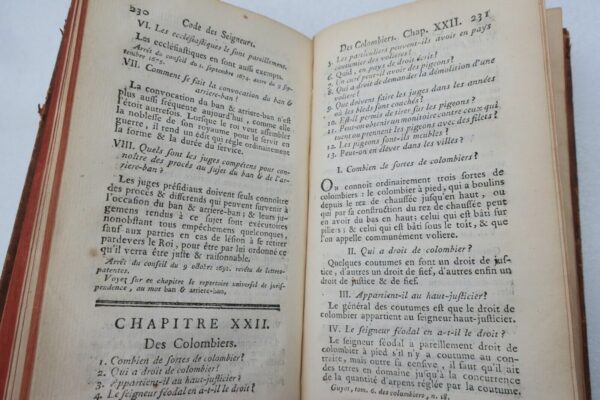 Code des seigneurs hauts-justiciers et féodaux, ou Maximes 1780 – Image 12