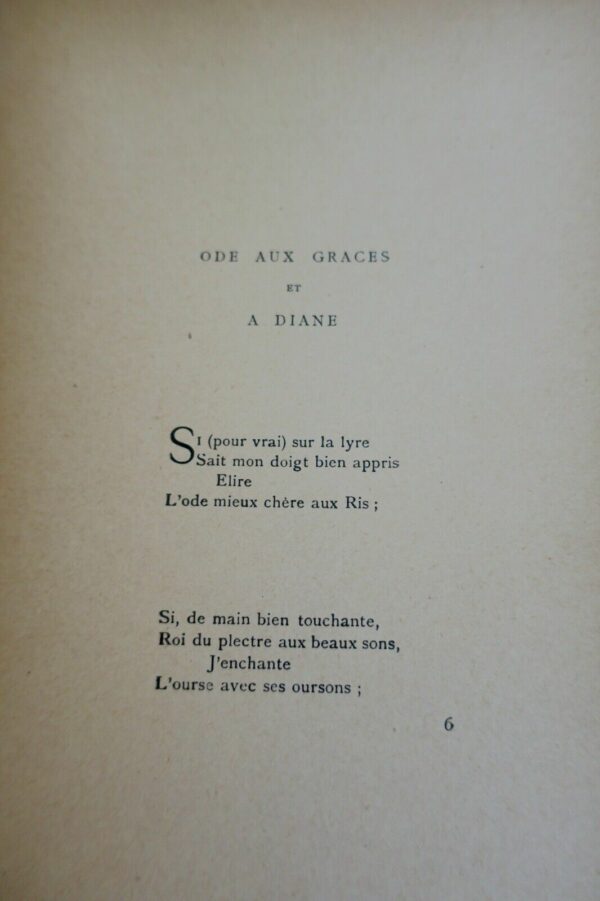 DU PLESSYS Etudes lyriques...premier livre pastoral + lettre au ministre – Image 4