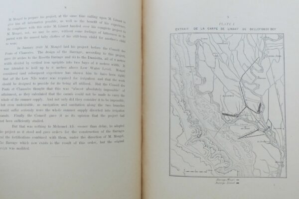 Egypt history of the barrage at the head of the delta of Egypt 1896 – Image 6