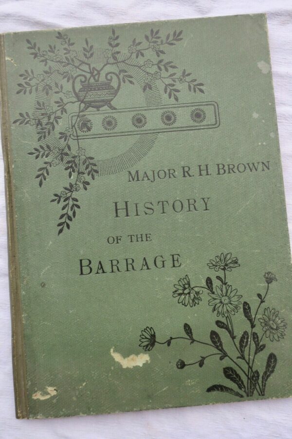 Egypt history of the barrage at the head of the delta of Egypt 1896