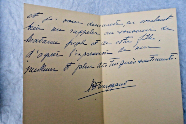 Général Weygand lettre autographe manuscrite & signée – Image 3