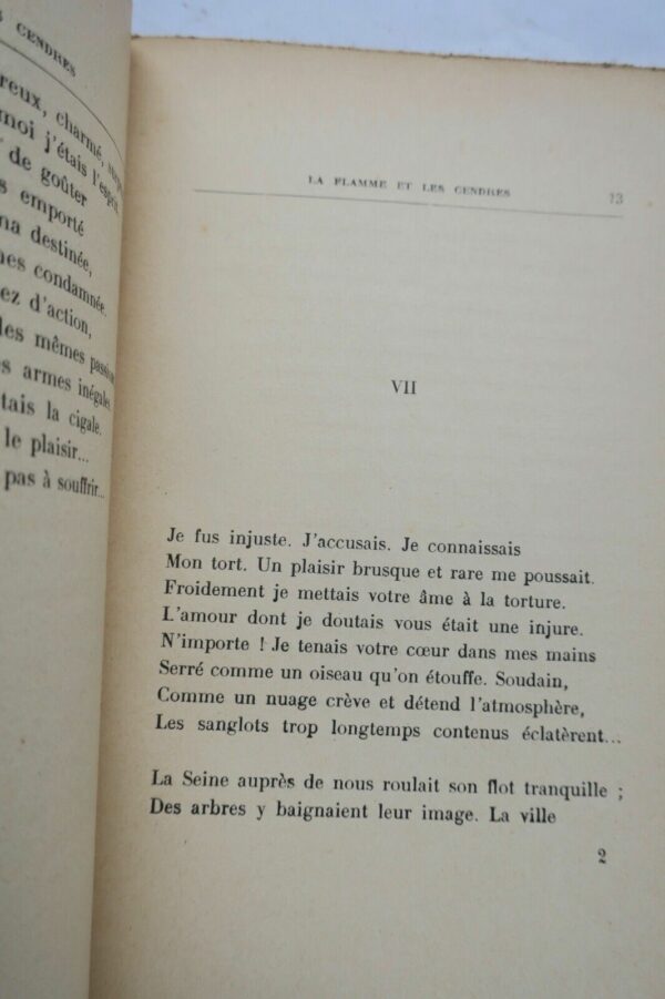 HENRIOT (Émile). La Flamme et les cendres  + dédicace – Image 7