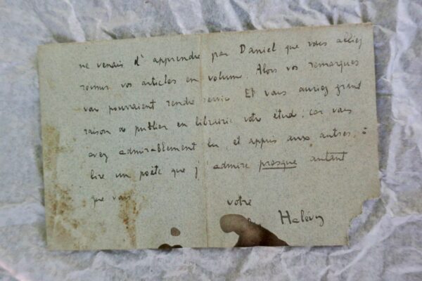 Halévy Lettre autographe – Image 4