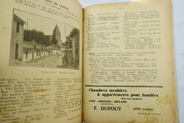 Landes 1933. Annuaire officiel des Landes – Image 3