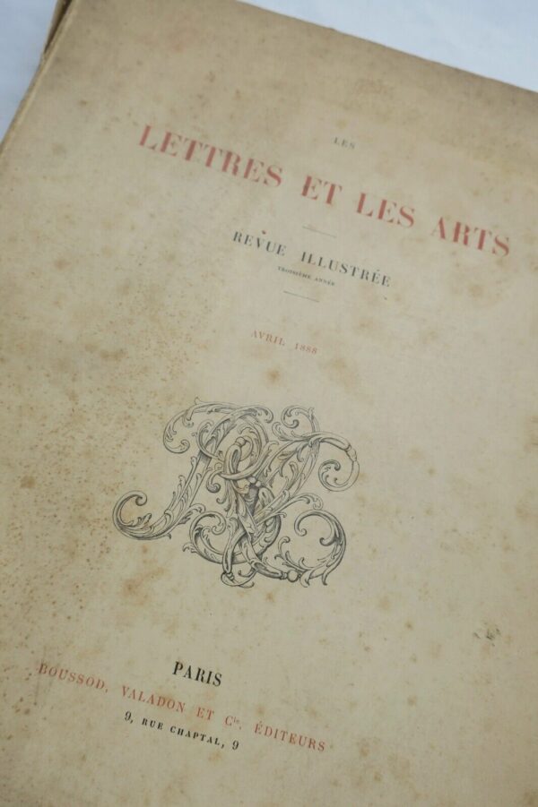 Les lettres et les arts. Revue illustrée. Avril 1888 – Image 3