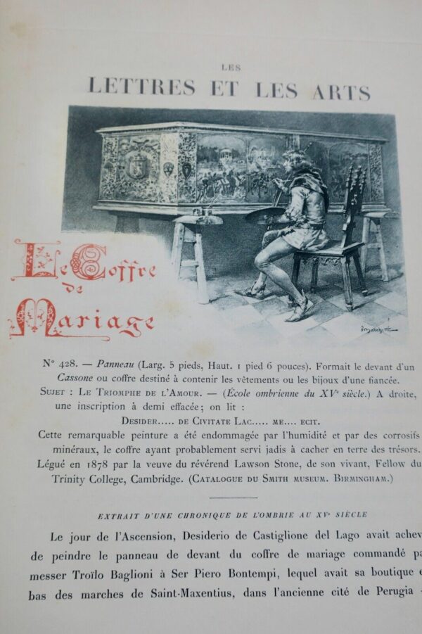 Les lettres et les arts. Revue illustrée. Avril 1888