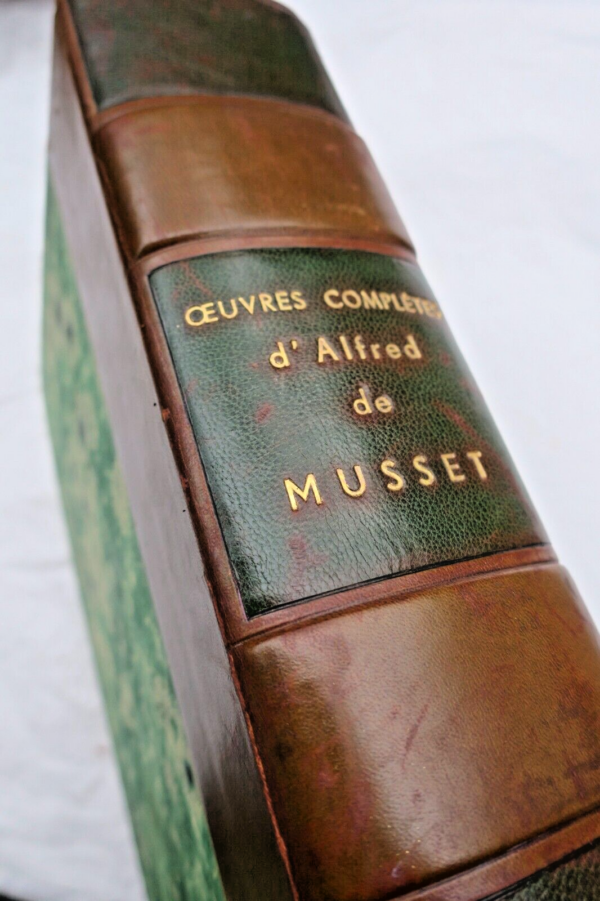 MUSSET ALFRED OEUVRES COMPLETES  POESIES CONTES ET NOUVELLES,  COMEDIES ET PR...