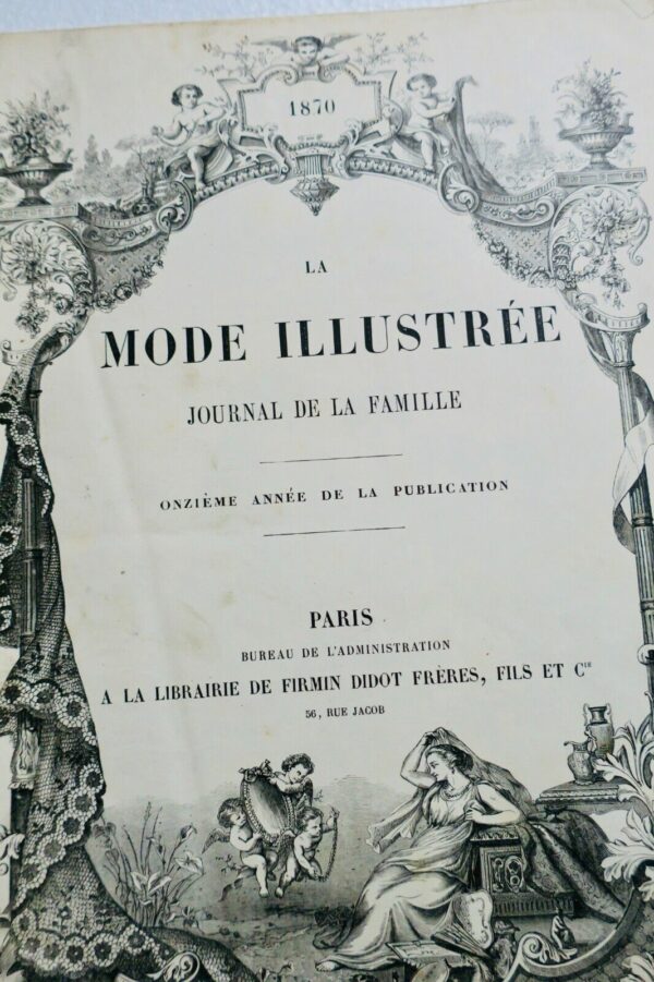 Mode Illustrée. Journal de la Famille 1870 – Image 4