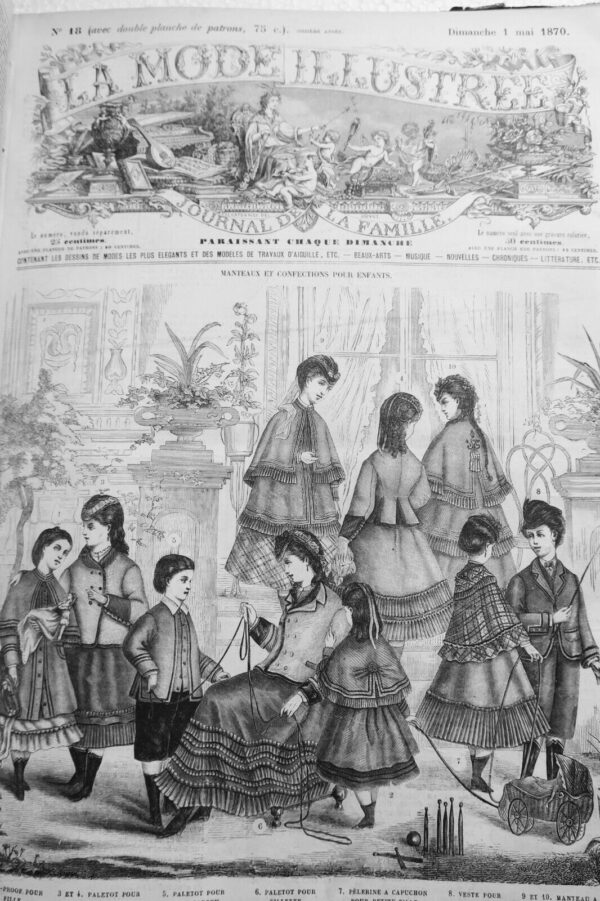 Mode Illustrée. Journal de la Famille 1870 – Image 8